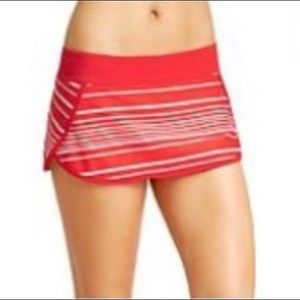 Athleta Encinitas Kata Swim Skirt in Red XS Excellent (Unworn)
